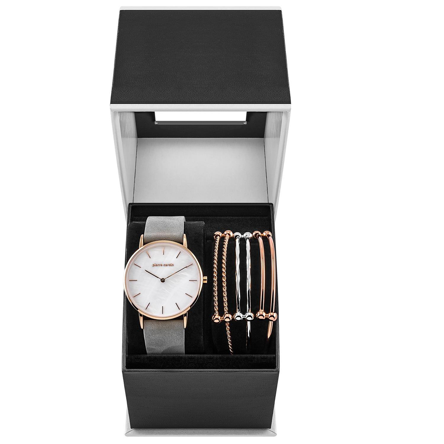 Pierre Cardin PCX7560L304 Gift Set Watch & Bracelet - Watch Home™ Pierre Cardin PCX7560L304 Gift Set Watch & Bracelet - Watch Home™